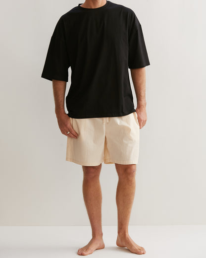 PYJAMA SHORTS IN BEIGE