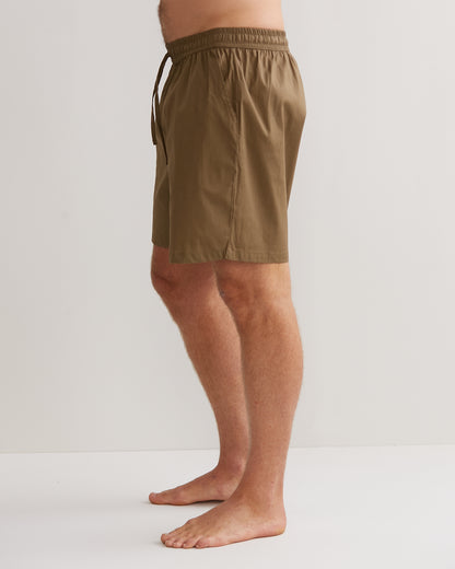 PYJAMA SHORTS IN OLIVE