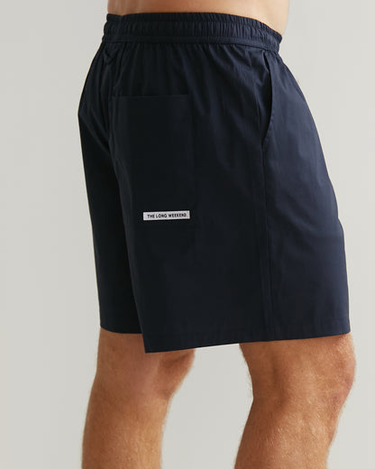 PYJAMA SHORTS IN NAVY