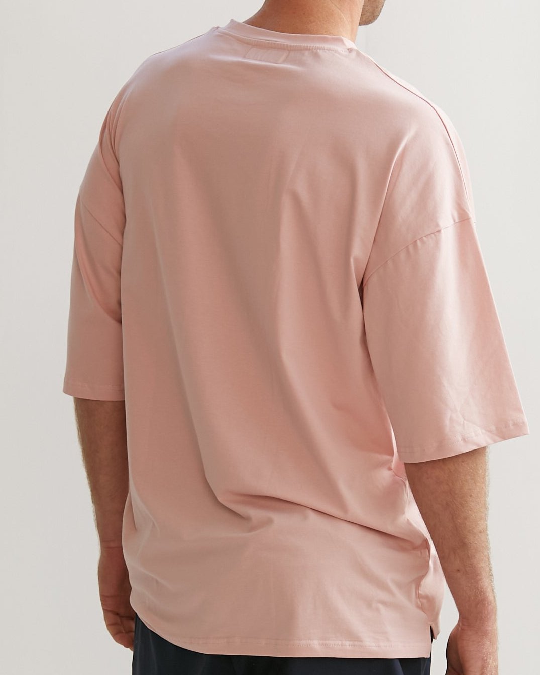 SUNRISE SLEEP TEE IN SALMON